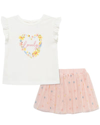 Little Me Lovely Fashion Skort Set