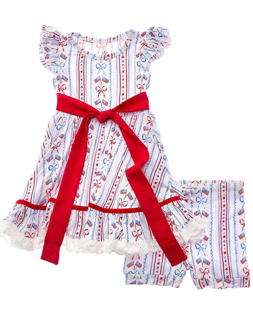 Bums & Roses Bums & Roses Liberty & Bows For All Cap Sleeve Dress