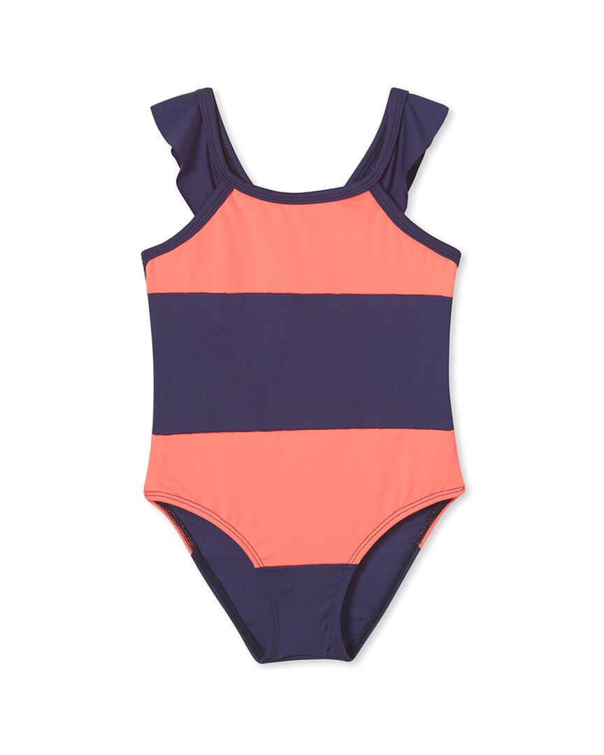 Classic Prep Mira Ruffle One-Piece 7 (Big Girl S) Blue