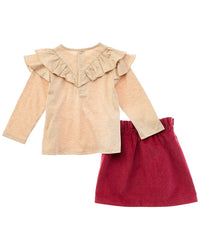 Chloé Chloé 2Pc Top & Skirt Set