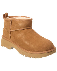 Ugg Kids Classic Ultra Mini New Heights Suede Boot