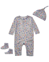 Quiltex Space Alphabet 3Pc Layette Box Set