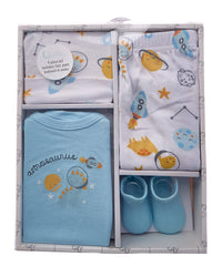 Quiltex Astrosaurus 4Pc Layette Box Set