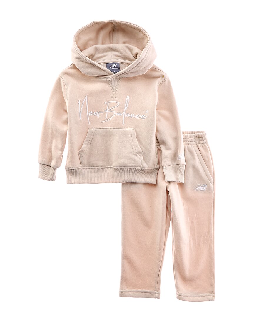 New Balance 2Pc Fleece Hoodie & Jogger Set