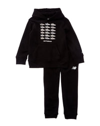 New Balance 2Pc Fleece Hoodie & Jogger Set