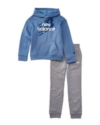 New Balance 2Pc Fleece Hoodie & Jogger Set
