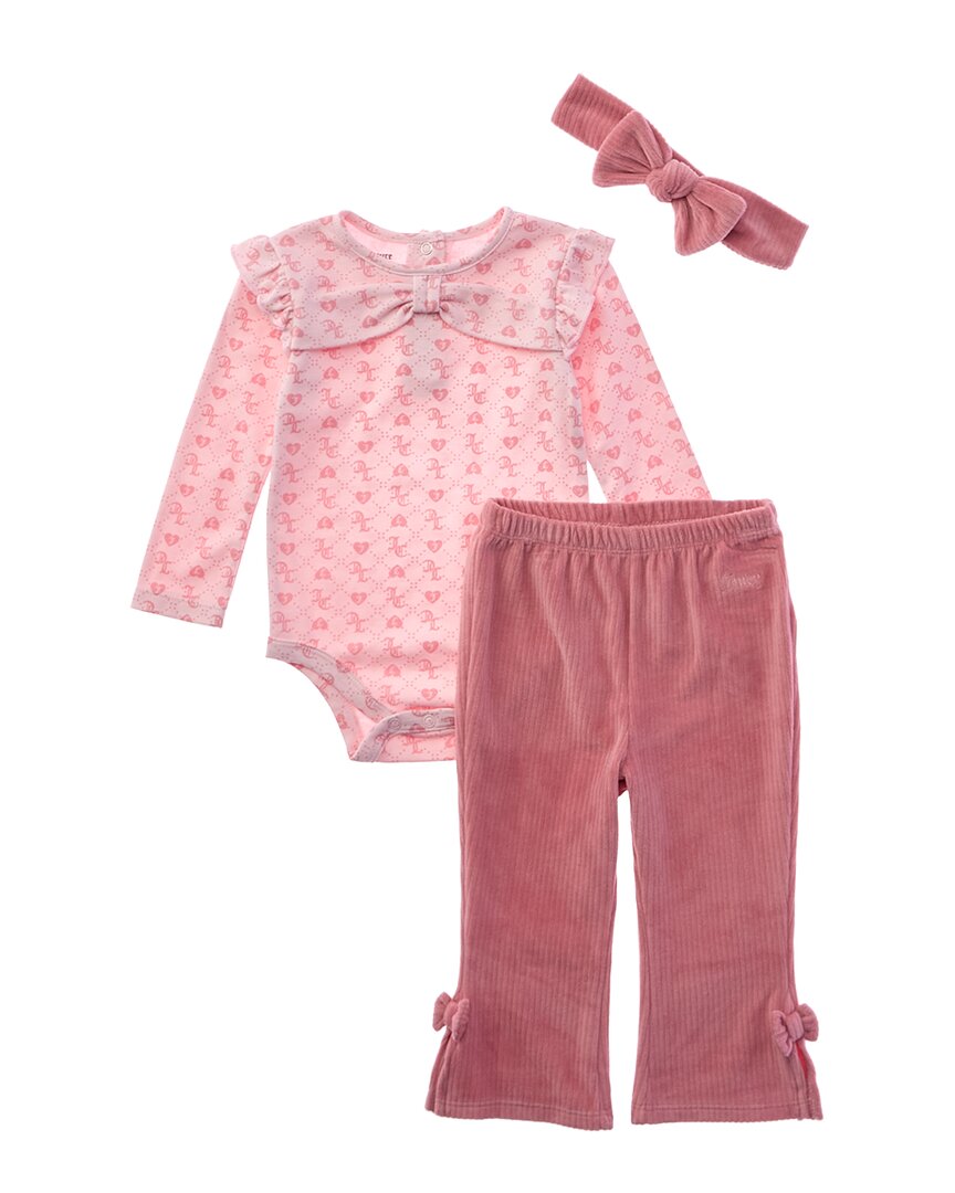Juicy Couture 3Pc Bodysuit, Pant & Headband Set