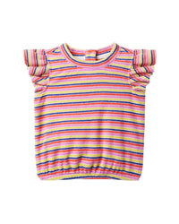 Janie and Jack Janie And Jack Kaavia James Union-Wade Striped Terry Top