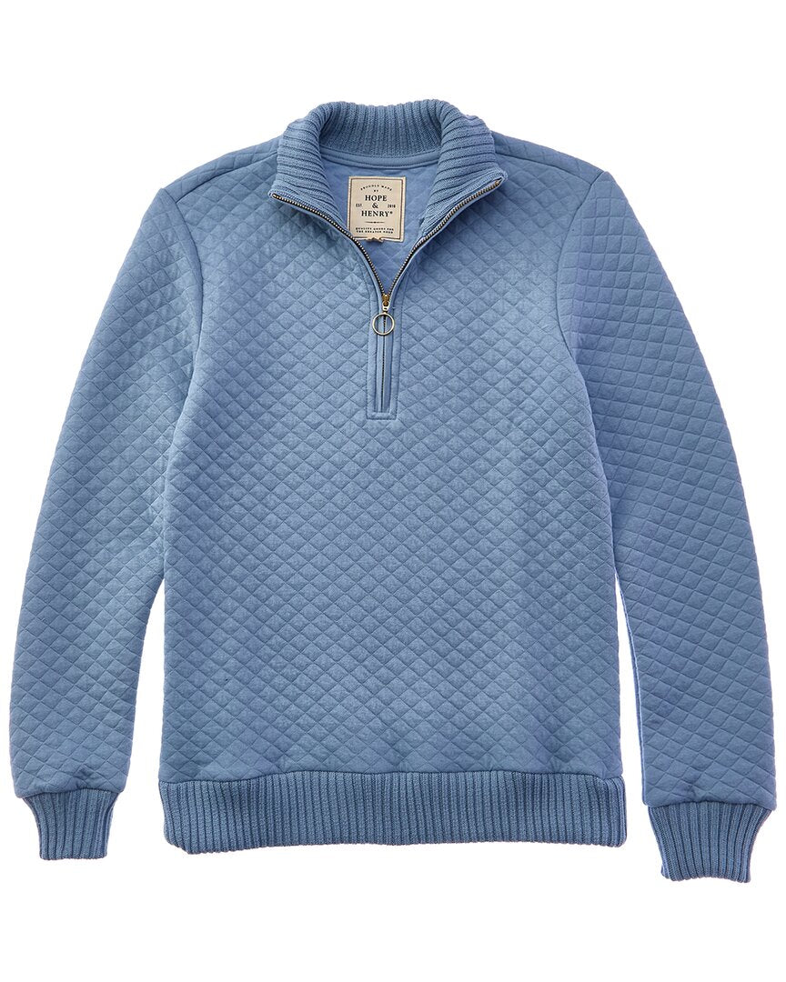 Hope & Henry Quilted Pullover