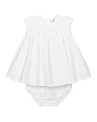 Hope & Henry Special Occasion Linen Pintuck Dress