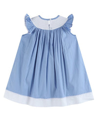 Lil Cactus Crosses Smocked Bishop Dress