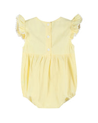 Lil Cactus Pocketed Smocked Flutter Romper