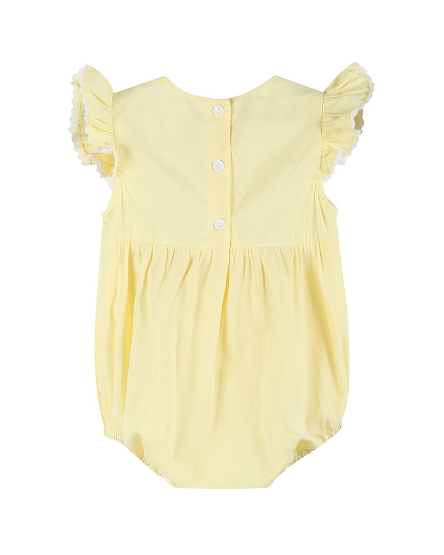 Lil Cactus Pocketed Smocked Flutter Romper