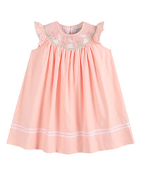 Lil Cactus Easter Bunny Smocked Bishop Dress