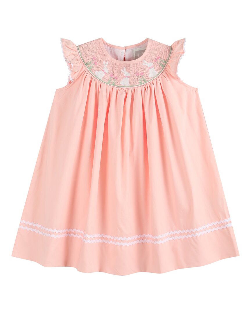 Lil Cactus Easter Bunny Smocked Bishop Dress