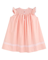 Lil Cactus Easter Bunny Smocked Bishop Dress