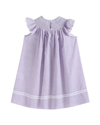 Lil Cactus Easter Bunny Smocked Bishop Dress