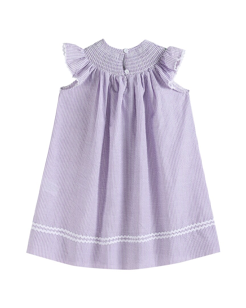 Lil Cactus Easter Bunny Smocked Bishop Dress