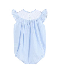 Lil Cactus Easter Bunny Smocked Flutter Romper