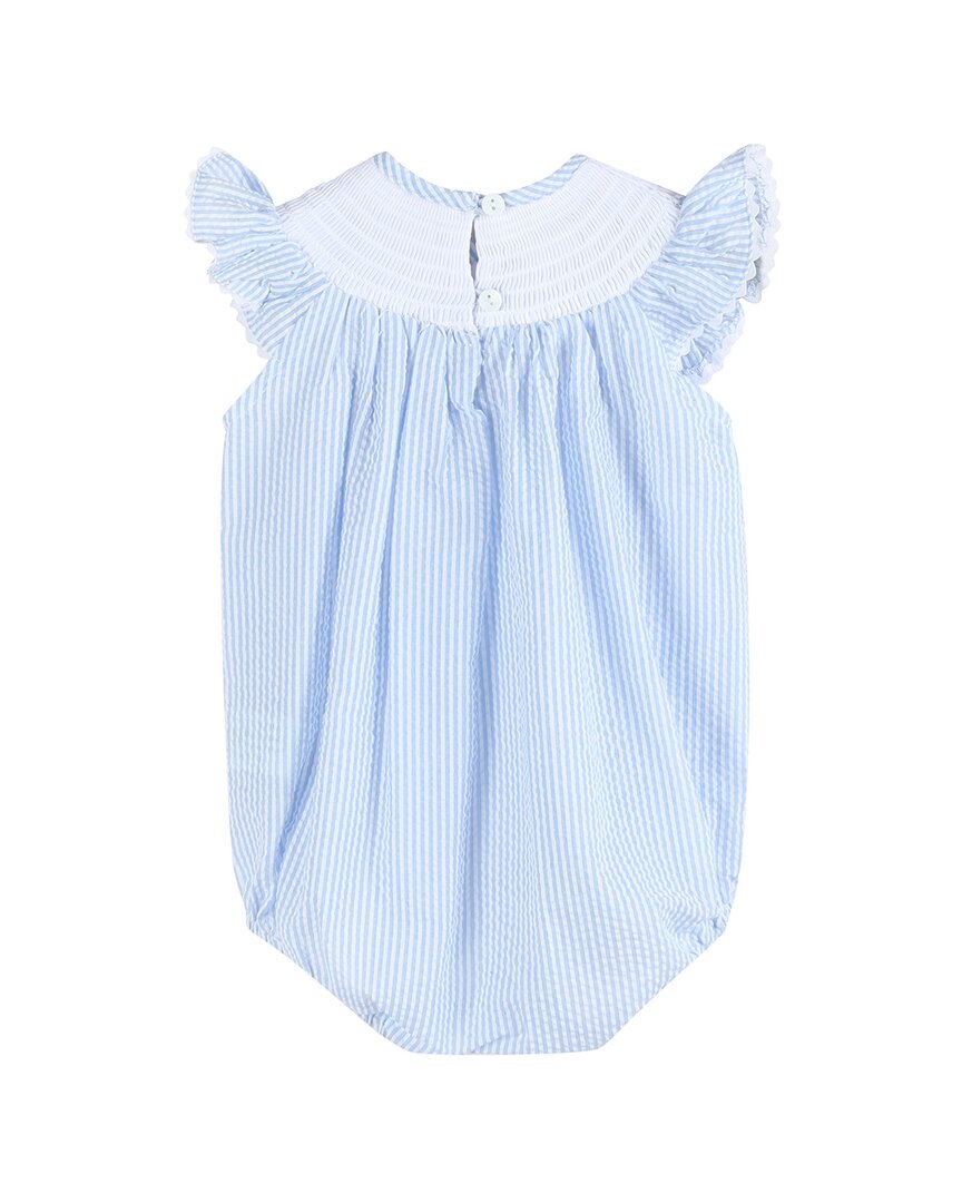 Lil Cactus Easter Bunny Smocked Flutter Romper