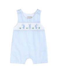Lil Cactus Easter Bunny Smocked Overall