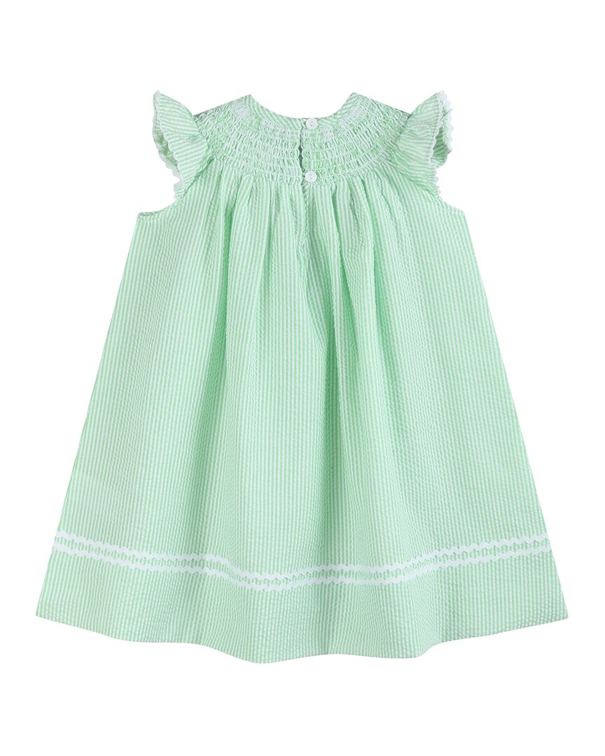 Lil Cactus Easter Bunny Smocked Bishop Dress