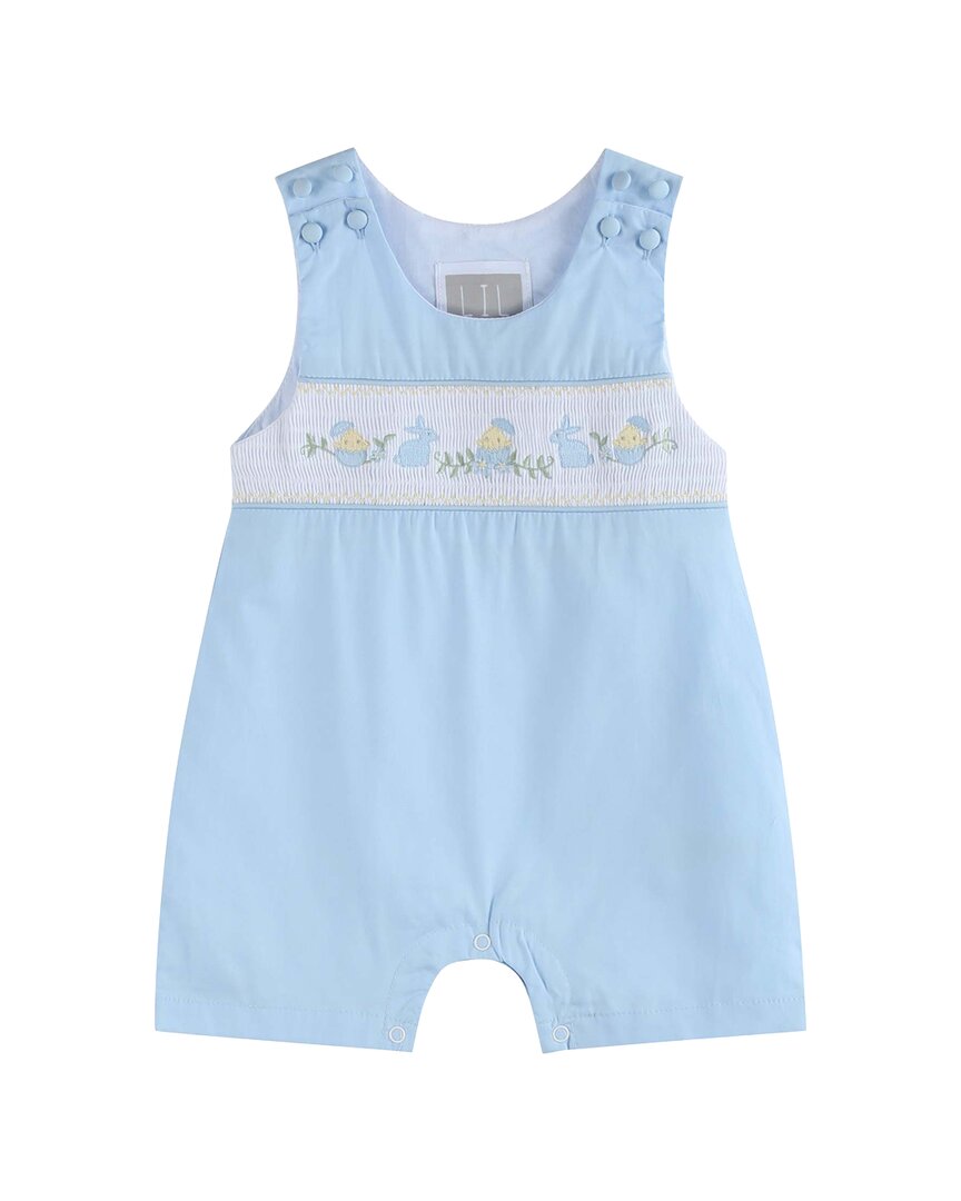 Lil Cactus Easter Smocked Shortalls