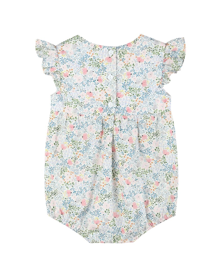Lil Cactus Print Smocked Futter Romper