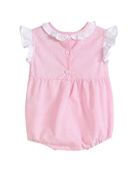 Lil Cactus Lil Sister Smocked Romper
