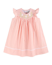 Lil Cactus Crosses Smocked Bishop Dress