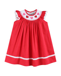 Lil Cactus Lace Smocked Bishop Dress