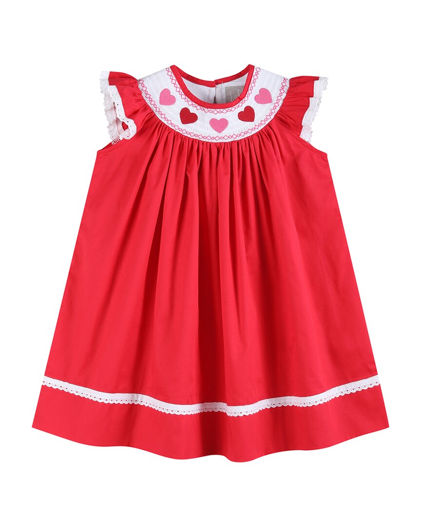 Lil Cactus Lace Smocked Bishop Dress