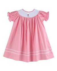 Lil Cactus Heart Smocked Bishop Dress
