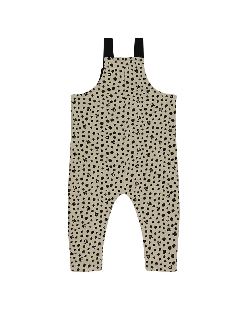 Turtledove London Bear Print Easy Fit Dungaree
