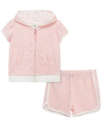 Little Me Gingham Swim Cover Up