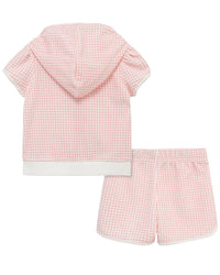 Little Me Gingham Swim Cover Up