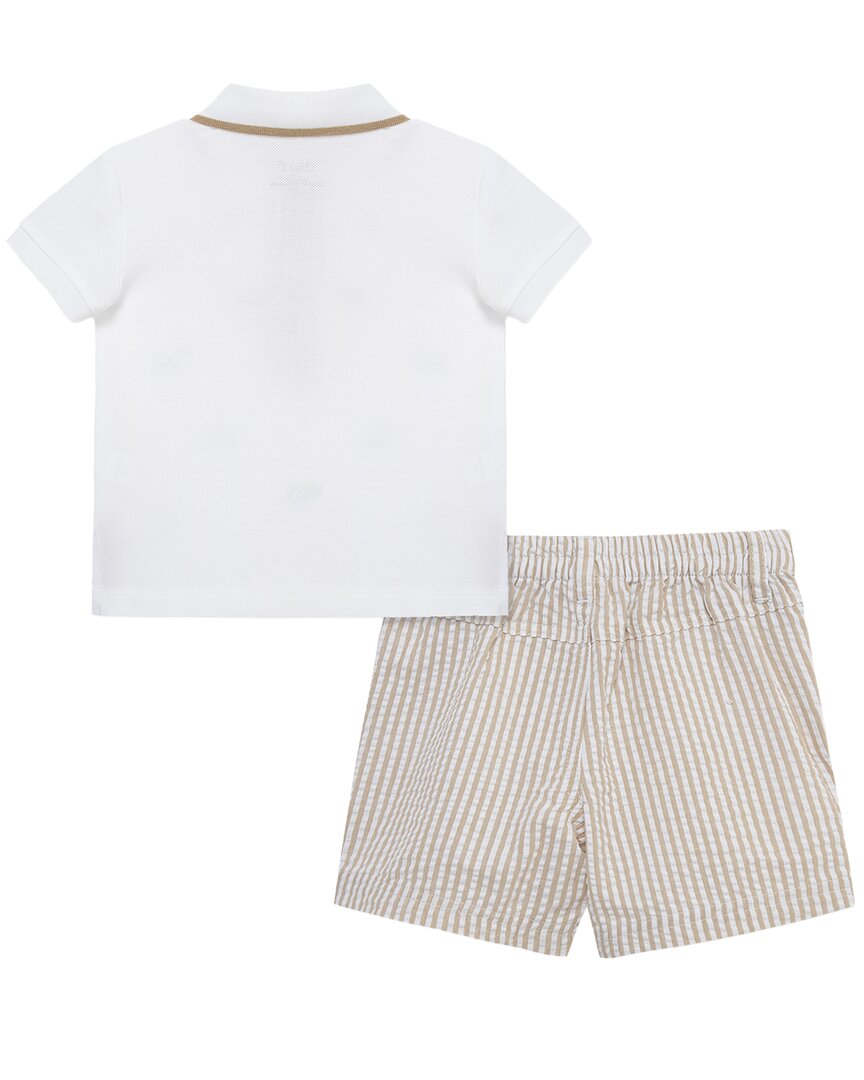 Little Me Safari Polo Short Set