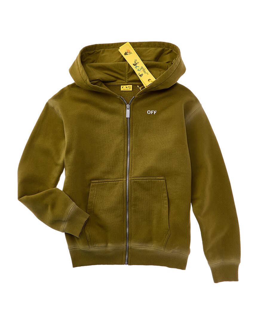 Off White Zip Hoodie