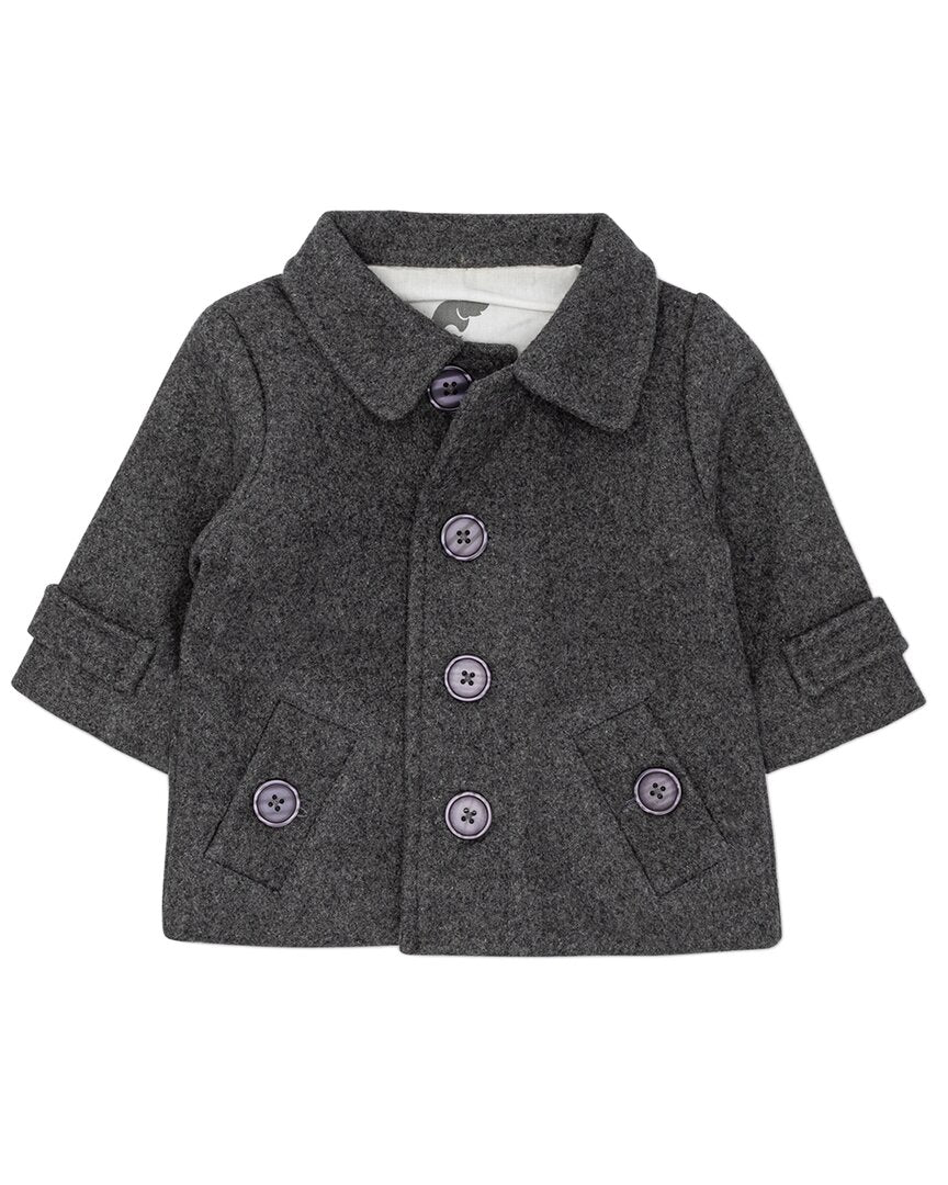 Monica + Andy Perfect Baby Wool-Blend Peacoat