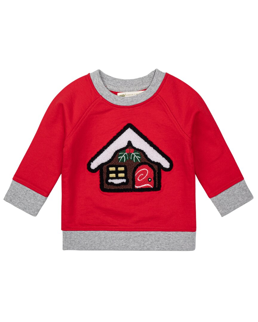 MONICA + ANDY Monica + Andy Embroidered Crewneck Sweatshirt