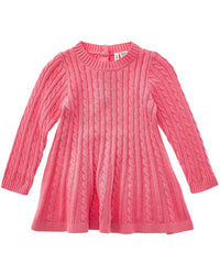 Janie and Jack Janie And Jack Cable Knit Sweaterdress