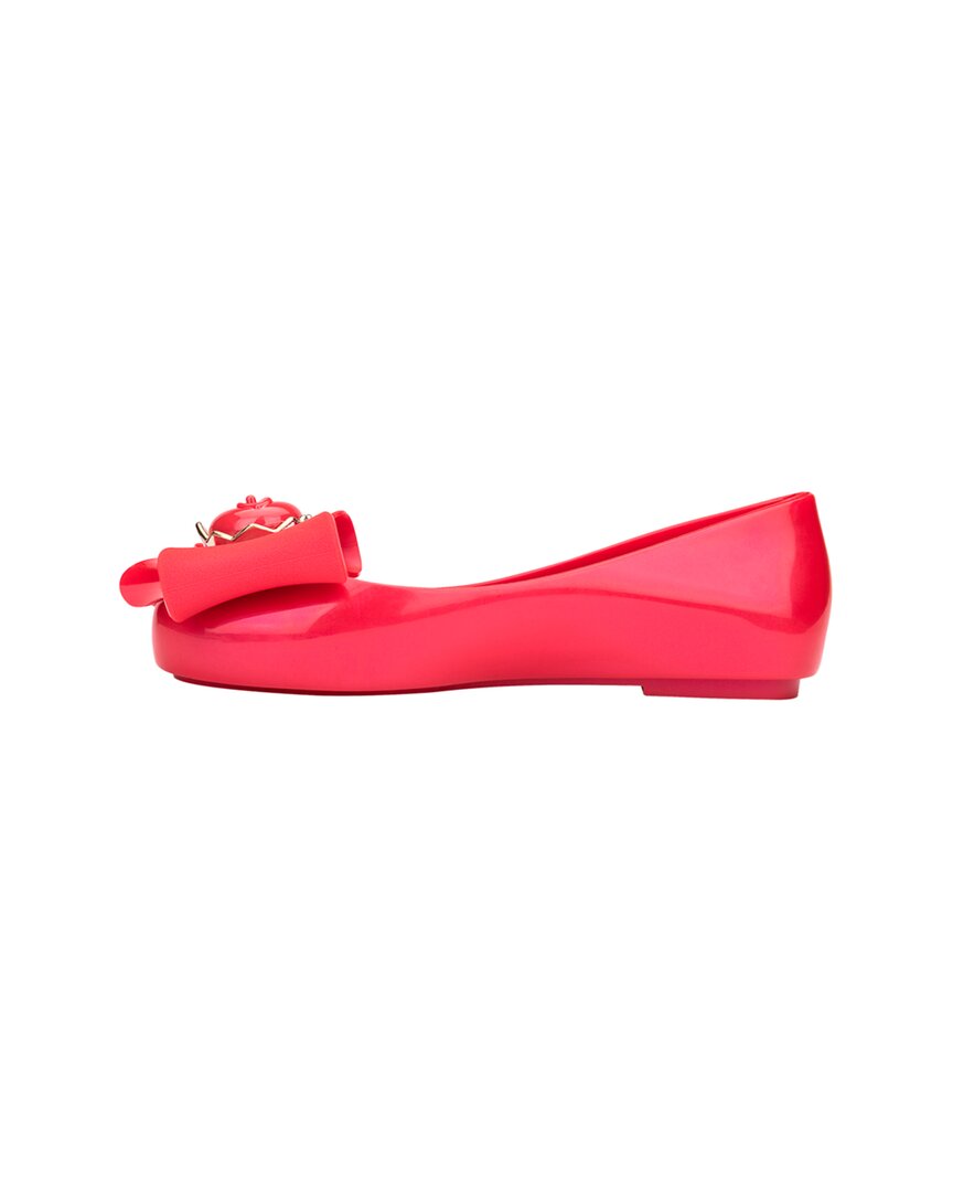 Mini Melissa Sweet Love + Snow White Kids Ballerina Flat