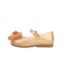 Mini Melissa Sweet Love + Snow White Baby Ballerina Flat