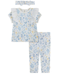 Huggies 3Pc Top, Pant, & Headband Set