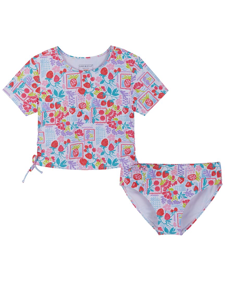 Andy & Evan Fruit Print Rashguard Set