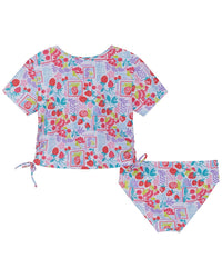 Andy & Evan Fruit Print Rashguard Set