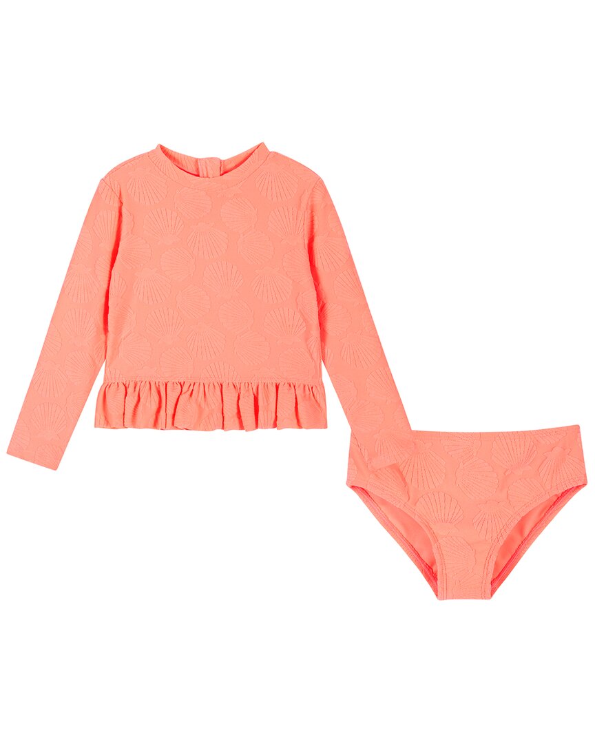 Andy & Evan Coral Terry Rashguard Set