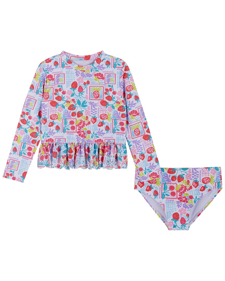 Andy & Evan Fruit Print Rashguard Set