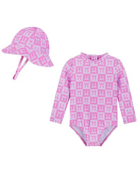 Andy & Evan Pink Bow Rashguard