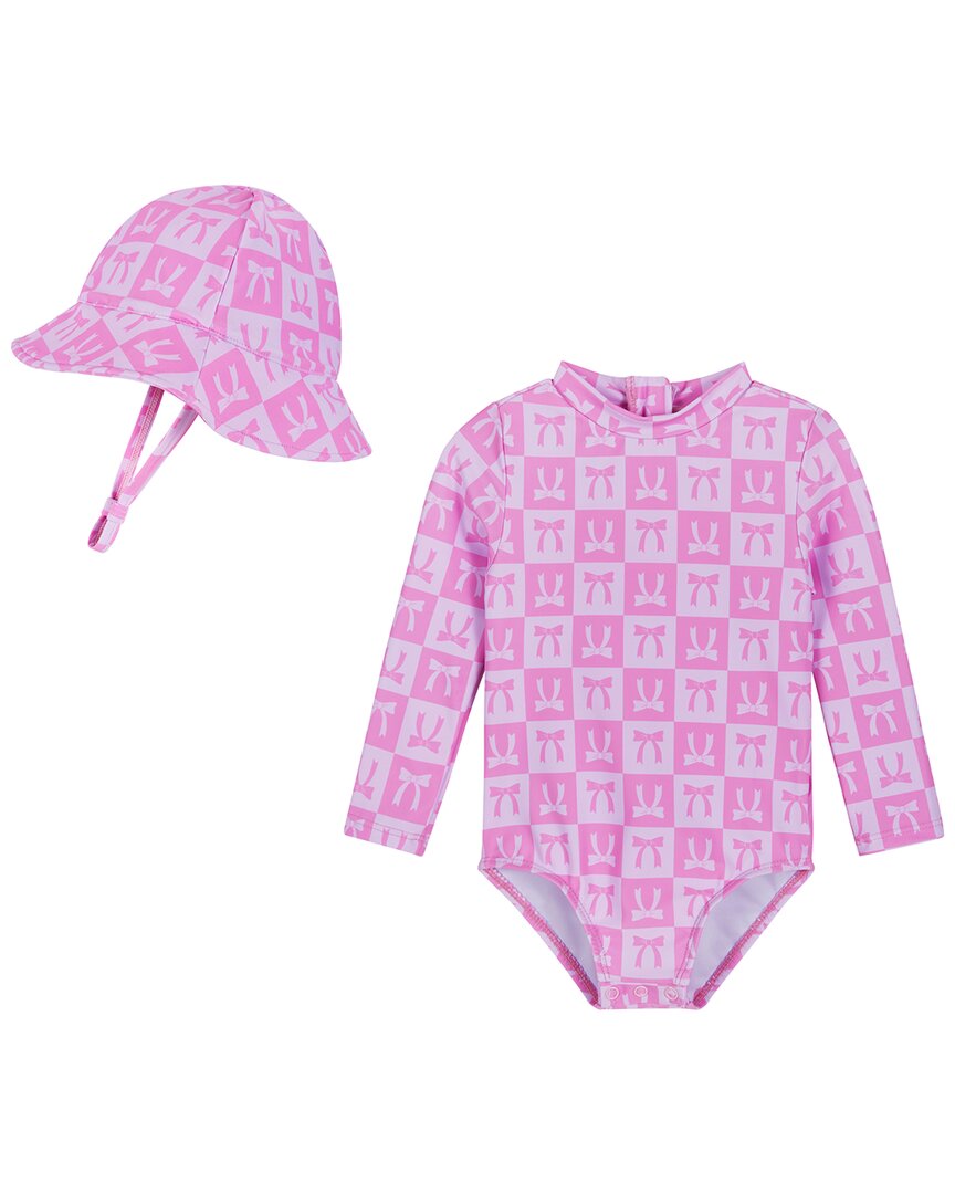 Andy & Evan Pink Bow Rashguard